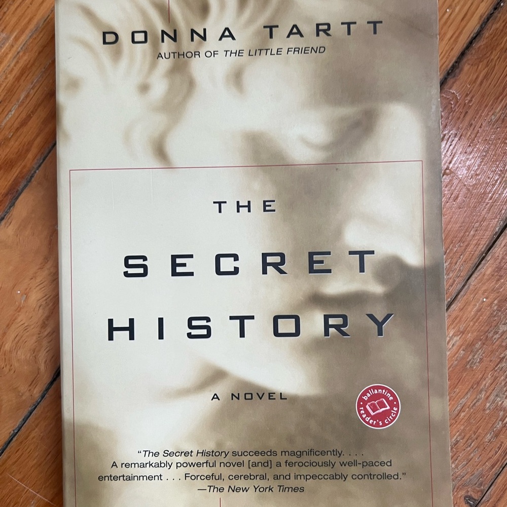 Donna Tartt "The Secret History" Paperback Book - Cream Cover
